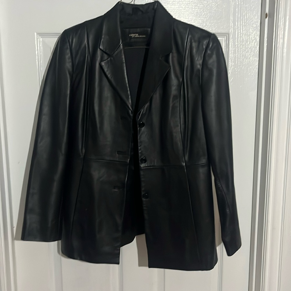 Valerie Steven’s leather jacket